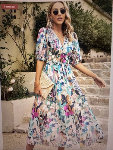 Women wedding guest floral v - wedding,