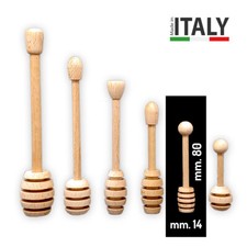 Spargimiele in Legno di Faggio Piccolo "made in Italy" - stock 20 pezzi -