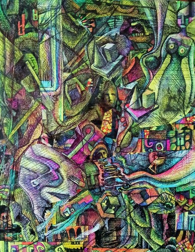 Quadro arte contemporanea - quadro,