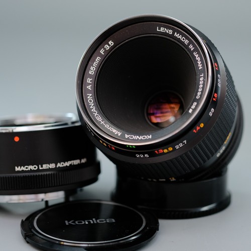 Konica macro hexanon 55mm - macro,