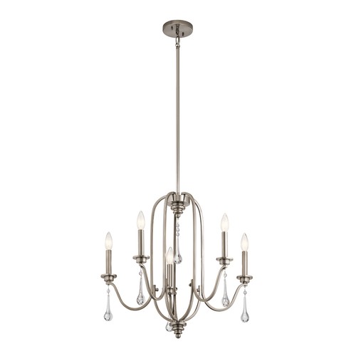 Lampadario 5x60w e14 cristallo - 5x60w/e14,