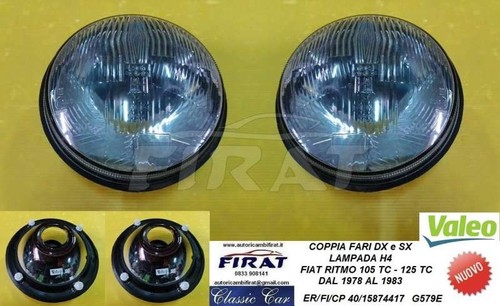 Fari fiat ritmo 105tc 125tc - -,