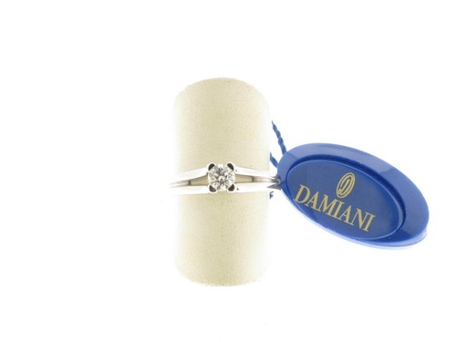 Damiani anello solitario oro - damiani,