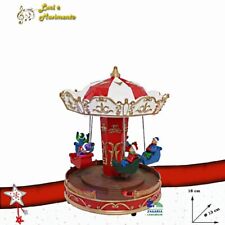 GIOSTRINA CARILLON CAROSELLO NATALIZIO CON MOVIMENTO LUCI E MUSICA ART. 46228