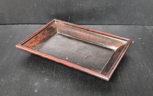 Antique burr walnut - pen, tray