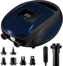 Pompa Elettrica Portatile SUP 20PSI (12V DC) - Gonfiaggio e Sgonfiaggio Veloce