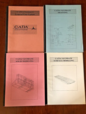 Lot of 4 CATIA V4 Update 1994 Workbooks RARE *Good condition-see photos*