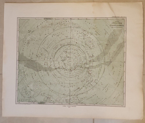 Antica carta stellare astrale - stellare,