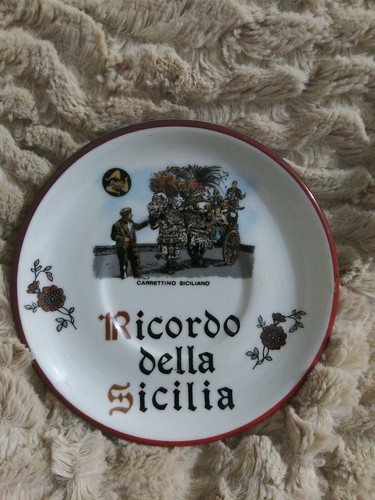 Piatto ricordo vintage - piatto,