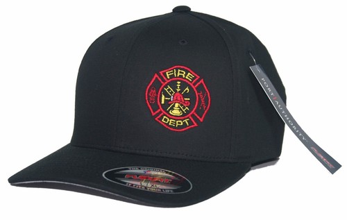 Fire department flexfit fitted - department,