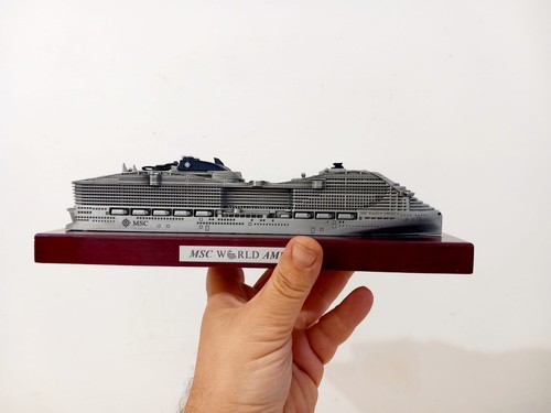 Modellino nave crociera msc - nave, da