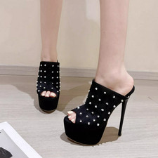 Sandali donna sexy punta