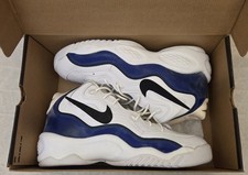 Nike Air FLIGHT BIANCHE NERE BLU VERDI 130267-101 nuove con scatola 1996 vintage da uomo TG 13 US