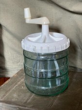 Miscelatore manuale sovietico, contenitore vetro vintage, elettrodomestico cucina retrò, sovietico