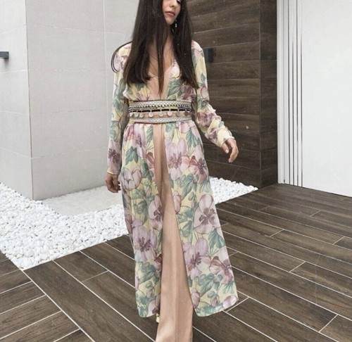 Zara floral length kimono size - floral,