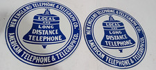 Insegna smaltata porcellana New England Telephone Co. 12 x 12 pollici 1 lato