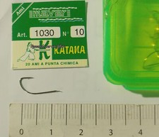 MAVER KATANA 1030 ami hooks,micro ardiglione,gambo lungo,pcs20/blister