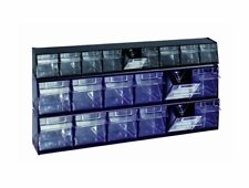 Cassettiera in plastica per minuteria da parete o banco 21 posti multibin