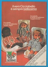 Sebino Cicciobello pubblicità advertising werbung italian clipping MA1121