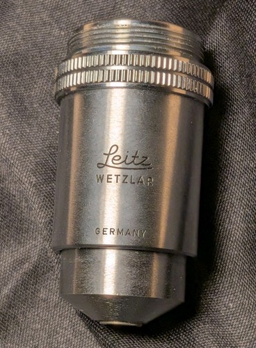 Obiettivo microscopio leitz - obiettivo,