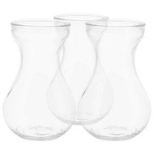 3 vasi moderni in trasparente