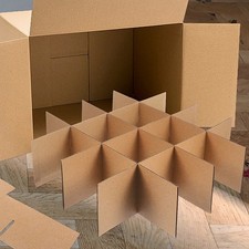  2 Sets Storage Organizers Cardboard Packing Divisori Per Scatole