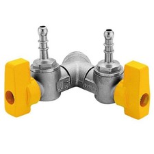 VALVOLA GAS A RUBINETTO A 2