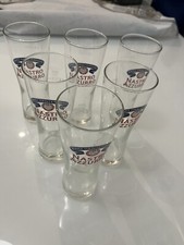 6 Bicchieri Nastro Azzurro Integri Nuovi