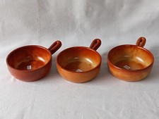 LOTTO 3 VECCHIE CASSERUOLE PENTOLINI CASSERUOLA IN TERRACOTTA VINTAGE. CL52