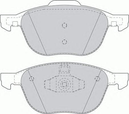 Kit pastiglie freni - kit, anteriori