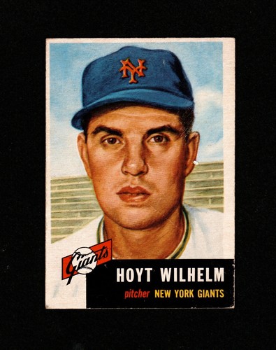 1953 topps 151 hoyt wilhelm - 1953,
