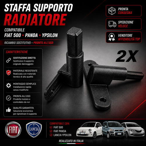 Staffa supporto radiatore - supporto,