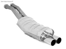 Eisenmann Scarico Sportivo IN Acciaio Inox + Vbr BMW 3er E36 M3 2x76mm Definito