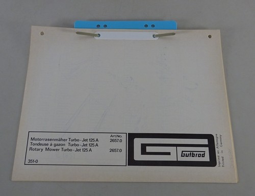 Gutbrod turbo lawnmower parts - gutbrod,