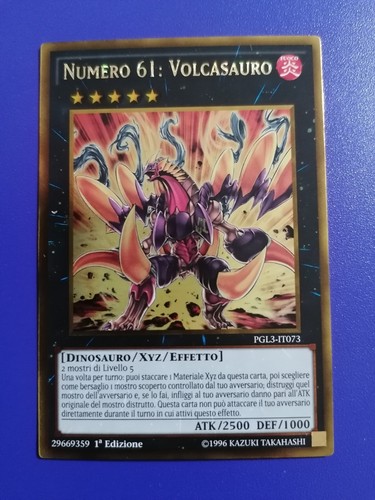 Yugioh numero vulcasauro - numero, 61: