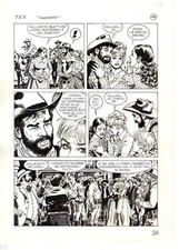 Tex- Il guerriero immortale - p.26 - Ernesto Seijas - Tavola Originale  - 2014