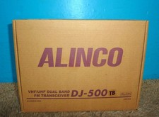 Alinco DJ-500 VHF/UHF ricetrasmettitore radioamatore portatile nuovo con scatola #A001248