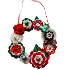 Corona floreale vintage fatta