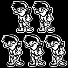 set 5 adesivi Fuck bambino con