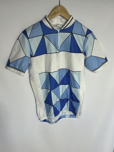 Maglia ciclismo geometrica