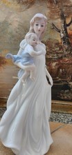 Dama con bambino dei giardini di marzo porcellana 30 cm