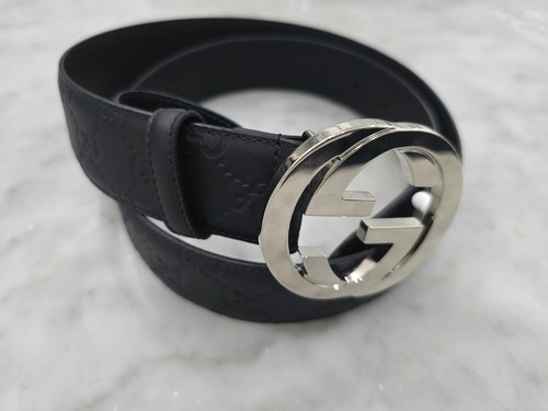 Gucci men logo leather - men's, gg
