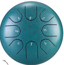Steel Tongue Drum 6" 8 Note -