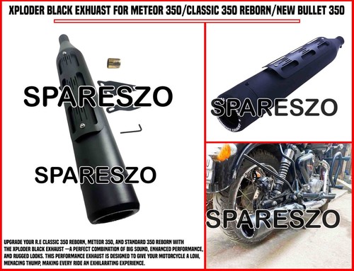 Xploder black exhuast adatto - xploder,