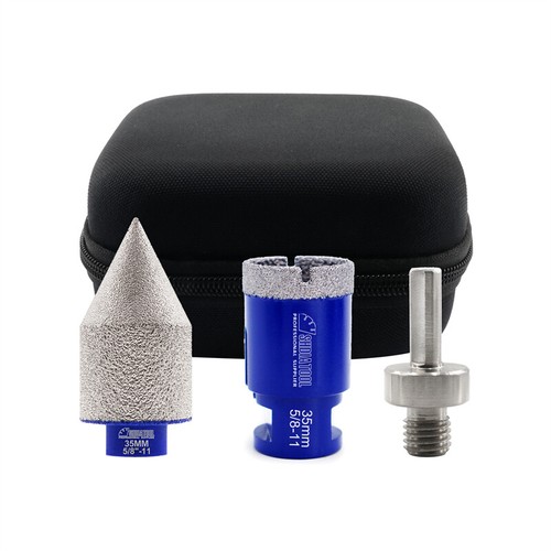 Set pezzi punte diamantate - 3,