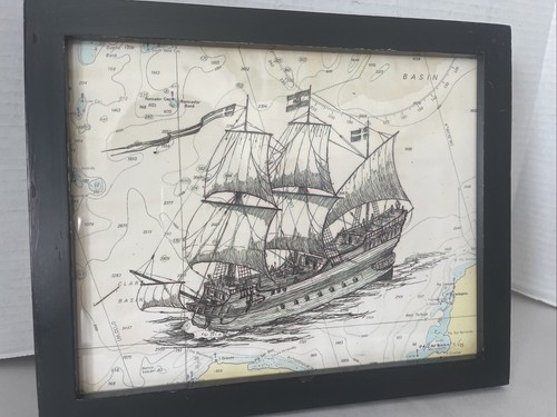 Stampa carta nautica nave