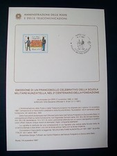 BOLLETTINO ILLUSTRATIVO 1987