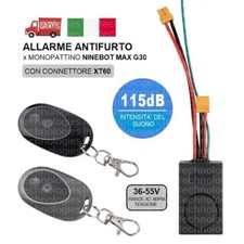 SEGWAY NINEBOT MAX G30 ALLARME ANTIFURTO x Monopattino 115dB con 2 Telecomandi