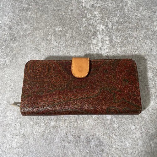 Portafoglio lungo etro marrone - lungo,