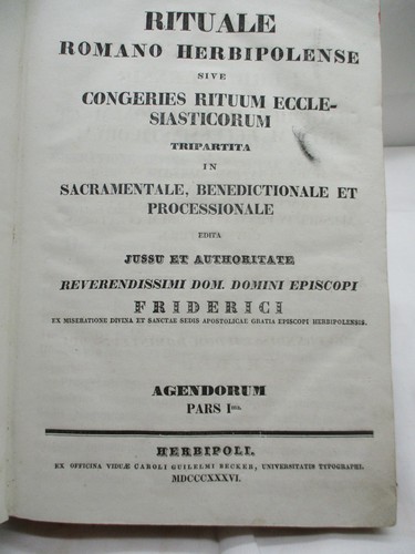 Libro rituali romano - libro,